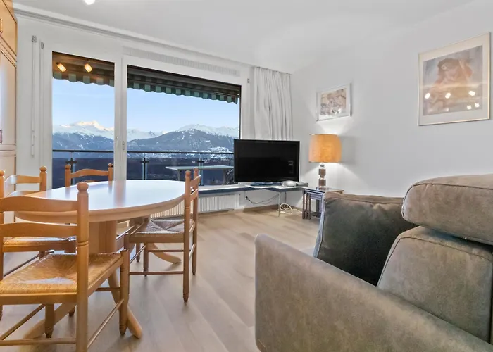 Avec Vue époustouflante Sur Les Montagnes Appartamento Crans-Montana